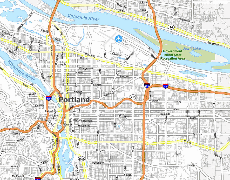 Portland-Road-Map – Humanists and Atheists Helping the Homeless, DC